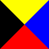 Flagge Z - Zulu
